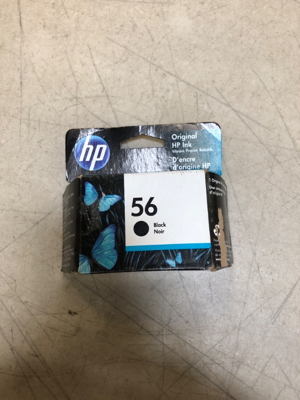 Photo 1 of HP 56 Black Ink Cartridge, C6656AN
