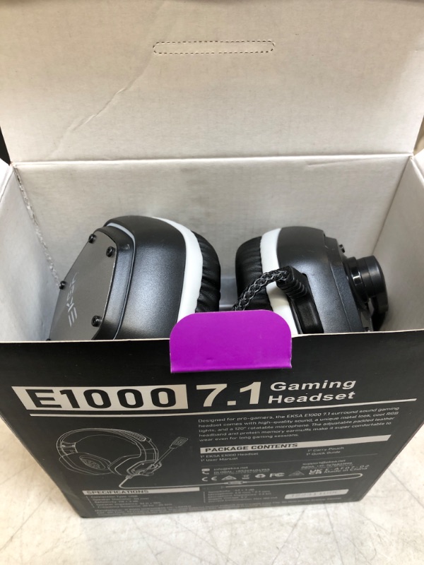 Photo 1 of Esks E1000 gaming headset