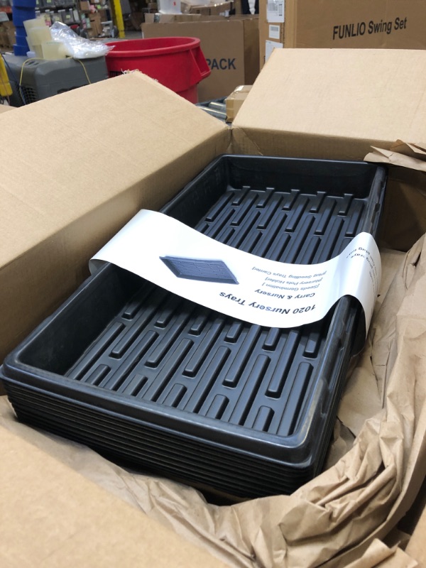 Photo 1 of  1020 Plant Trays, NO Holes, Heavy Duty