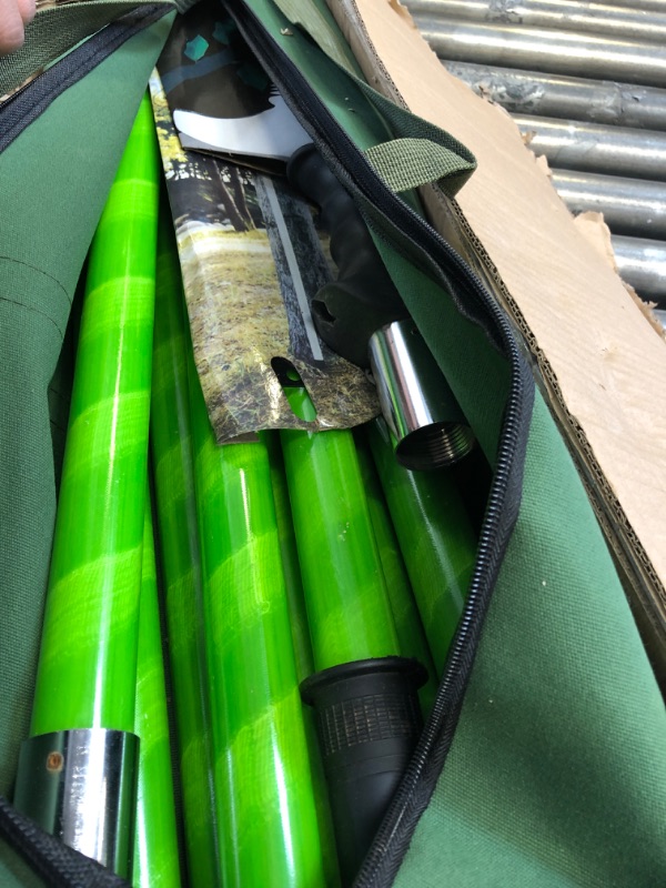 Photo 1 of 26 Feet Tree Pole Pruner Manual Branches Trimmer Tree Branch Garden Tools Loppers Hand Pole Saws Extendable Height Adustable System for Sawing and Shearing 26FT