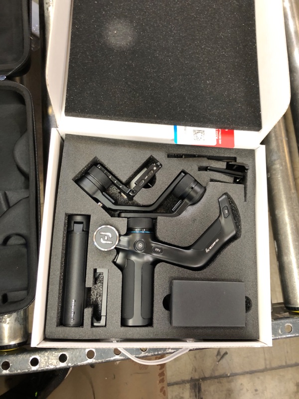 Photo 1 of Feiyu SCORP Mini + Carrying Case, Gimbal Stabilizer for Mirrorless Camera, Gopro 9/10/11& iPhone 14 pro /13 pro, Handheld Video Stabilizer for Sony a7iii/a7iv/zv1/zv-e10/Canon/Panasonic/Nikon/Fujifilm