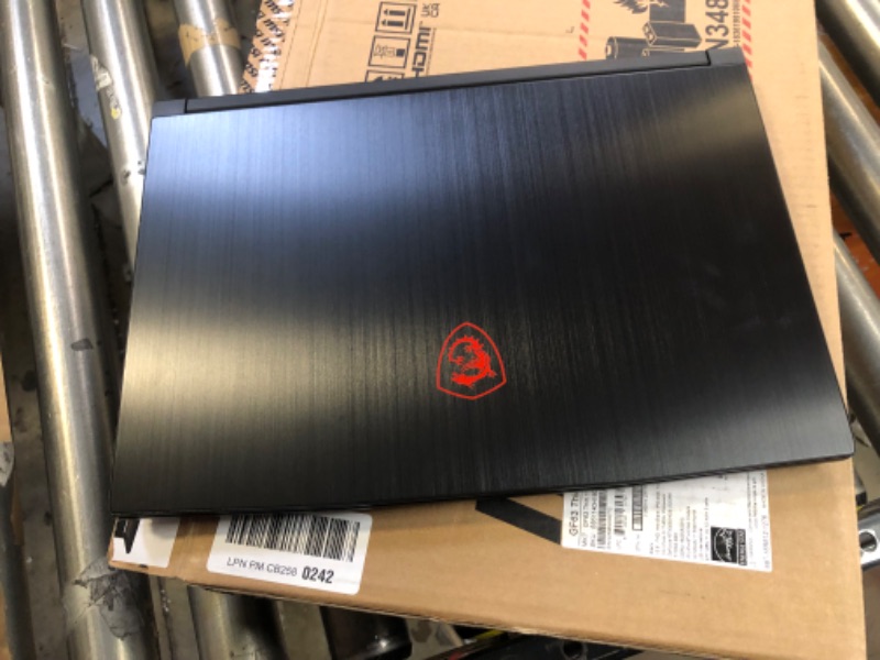 Photo 4 of *ACCOUNT LOCKED* MSI Newest GF63 Thin Gaming Laptop, 15.6" FHD 144Hz, Intel i5-11400H, RTX 3050, 16GB RAM, 512GB NVMe SSD, Windows 11, Aluminum Black i5-11400H/16GB/512GB RTX 3050