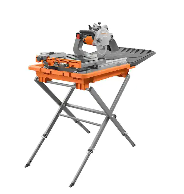 Photo 1 of 12 Amp 8 in. Wet Tile Saw with Extended Rip Capacity and Stand