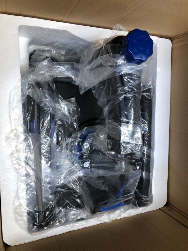 Photo 1 of 15 in. x 15 in. Pro Heat Press Machine 5 in 1 Combo 360 Swing Away Digital Sublimation Vinyl Transfer Printer, Blue
