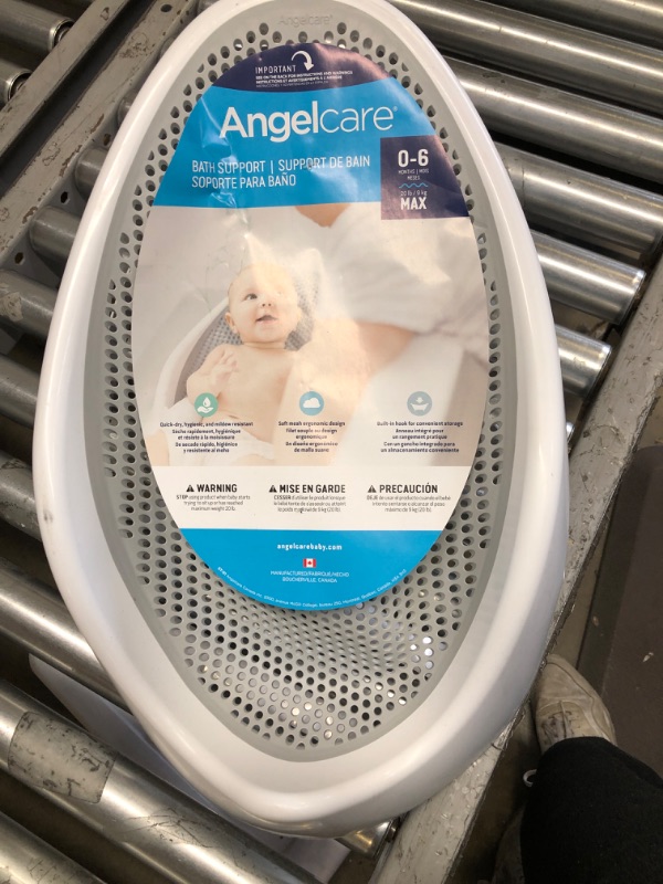 Photo 2 of Angelcare Baby Bath Support (Grey) | Ideal for Babies Less than 6 Months Old