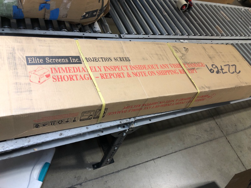 Photo 1 of Factory Sealed Elite Screens Aeon Series, 135-inch 16:9, 8K / 4K Ultra HD Home Theater Fixed Frame EDGE FREE Borderless Projector Screen, CineWhite UHD-B Front Projection Screen, AR135WH2, Black Black 135-inch / 16:9 Short/Standard/UST