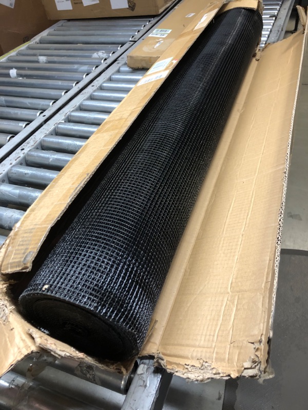 Photo 2 of 48'' x 50' 1/4inch Hardware Cloth 23 Gauge Black Vinyl Coated Welded Fence Mesh for Home and Garden Fence and Home Improvement Project (48'' x 50')