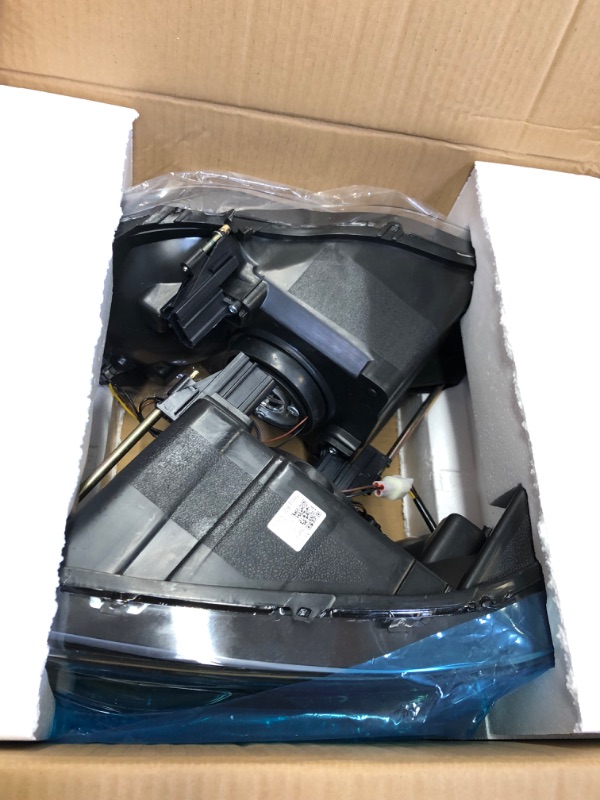 Photo 1 of Nilight Headlights Assembly Led DRL for 2002-2005 Dodge Ram 1500/ 2003 2004 2005 Dodge Ram 2500 3500 Headlamp, Black Housing Amber Reflector Black Housing + Amber Reflector DRL