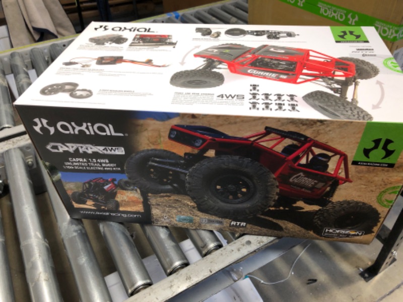 Photo 5 of Axial RC Truck 1/10 Capra 1.9 4WS Unlimited Trail Buggy RTR (Batteries and Charger Not Included), Black, AXI03022BT2