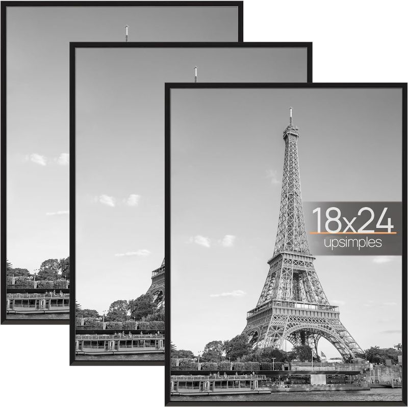 Photo 1 of 18 in x 24 in Plastic Picture Frame Set 3 Count