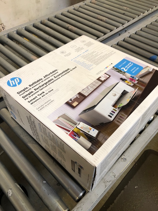 Photo 5 of HP Smart-Tank 5000 Wireless All-in-One Ink-Tank Printer, mobile print, scan, copy, white, 17.11 x 14.23 x 6.19