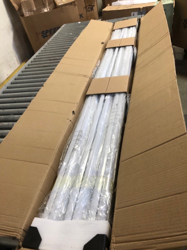 Photo 1 of ANTLUX 8FT LED Shop Light, Ultra Slim LED Wraparound 110W [6-lamp T8 Fluorescent Equiv.], 12500LM, 5000K, Commercial 8 Foot Strip Lights, Flush Mount Garage Office Warehouse Ceiling Lighting, 6 Pack