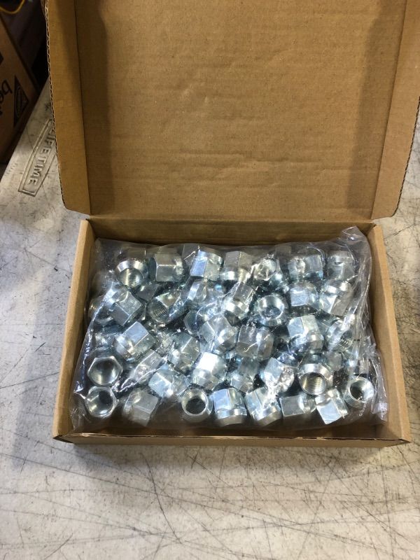 Photo 1 of 9/16-18 Lug Nuts, 32Pcs Open End Acorn Bulge Wheel Lug Nuts, Zinc Finish, 21mm Length for 2002-10 Ram 1500,Ram 2500 3500,Ram SRT,05-11 Dakota, 04-09 Durango,Hummer H1 and More Wheels