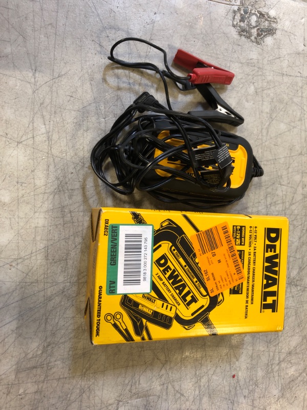 Photo 2 of DEWALT DXAEC2 DXAEC2 Professional 2-Amp Automotive Battery Charger and Maintainer