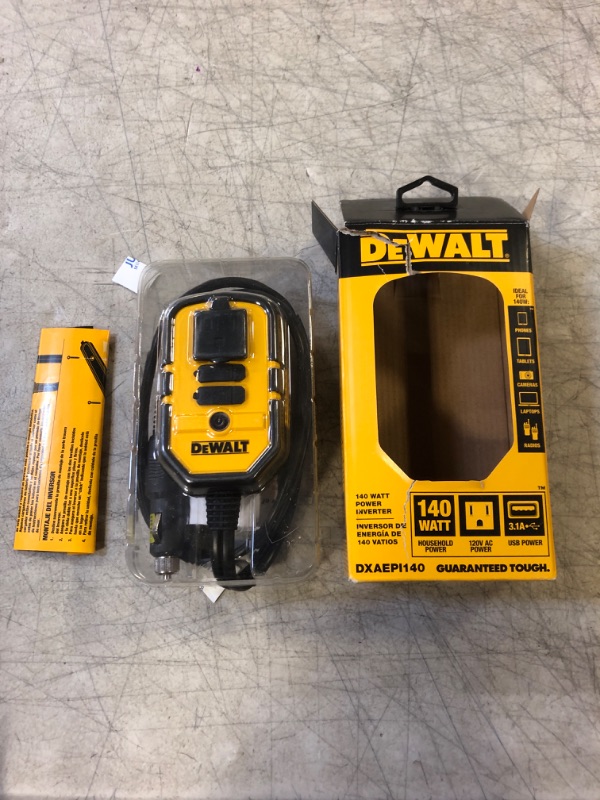 Photo 2 of DeWalt Power Inverter Dxaepi140