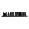Photo 1 of 3/8 in. SAE Drive Standard Impact 6-Point Socket Set (9-Piece)