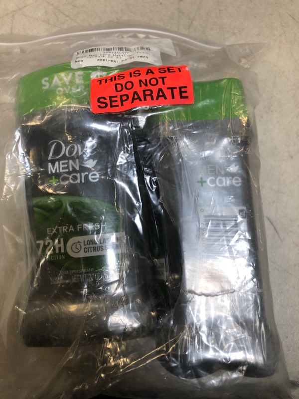Photo 2 of Dove Men Care Men+Care Antiperspirant Deodorant Stick Extra Fresh 2.7 oz(Pack of 4)