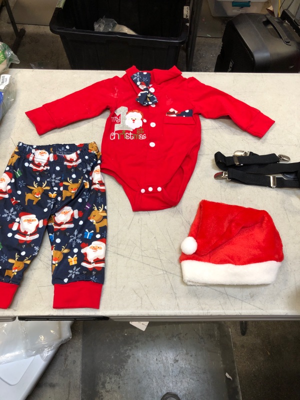 Photo 1 of Christmas outfit, Baby's first christmas outfit. Sized for 1 year old 