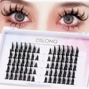 Photo 1 of DSLONG Manga Lashes Natural Look Individual Lash Wispy Silky Anime Eyelashes Cluster Japanese Cosplay False Eyelashes Reusable, Look Like Extensions DIY At Home (cosplay lashes) https://a.co/d/2xEN34T