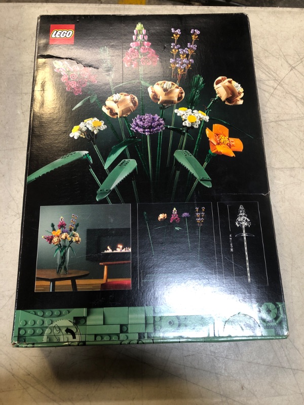 Photo 2 of LEGO Icons Flower Bouquet 10280 Building Set for Adults (756 Pieces) ---- FINAL SALE (NON REFUNDABLE)