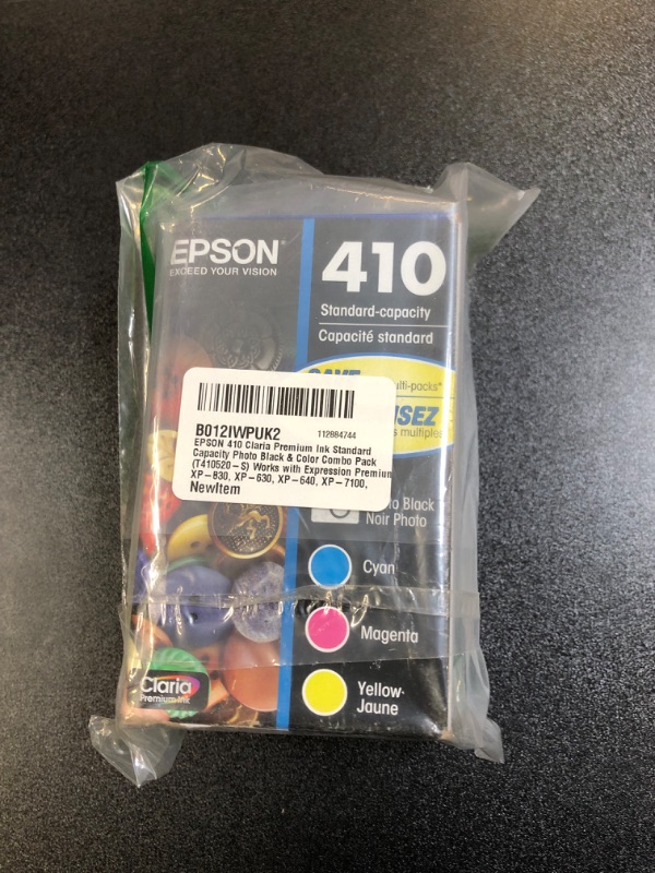 Photo 1 of EPSON T410 Claria Premium -Ink Standard Capacity Photo Black & Color Combo Pack (T410520-S) for select Epson Expression Premium Printers