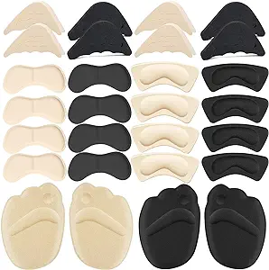 Photo 1 of 16 Pairs Shoe Filler Heel Grips for Womens Shoes - Shoe Filler for Too Big Shoes Women with Toe Inserts, Heel Pads, Shoe Pads, and Women's Toe Inserts for Shoes Too Big
