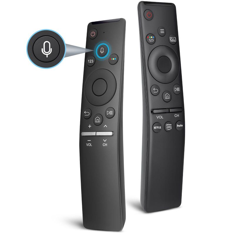 Photo 1 of Voice Replacement for Samsung-Smart-TV-Remote, BN59-1266A for Samsung Remote with Voice Function, with One Extra IR Remote for Complementary
