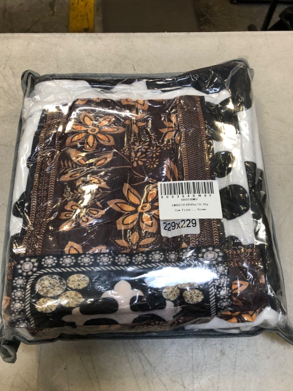 Photo 2 of Cow Print Bedspread Queen Retro Yellow Floral Coverlet Set for Boys Girls Man Women West Southwest Western Quilted Bedroom Decor Milk Cow Spots Bedspread Quilt Set Farmhouse Decorations,Black Brown Multi 03 Queen