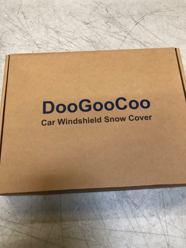 Photo 2 of DooGooCoo Premium Windshield Snow Cover, [Newest Nano-Grade Protection] Car Windshield Cover for Fog, Frost, Ice & Snow Resistant - Protect & Keep Window Clean & Clear | Large Size (71"X48")
