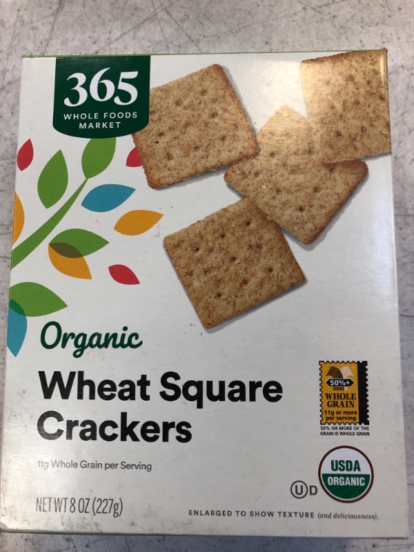 Photo 2 of 365 by Whole Foods Market, Organic Wheat Squares, 8 Ounce ex. 4-27-24 4 pack 