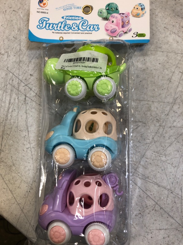 Photo 2 of 3 Pack Baby Car Toys for 3+ Year Old Girls & Boys, Cute Pull Back Car Toys with Bells, Gifts for 2 3 4 5 6 Years Kids