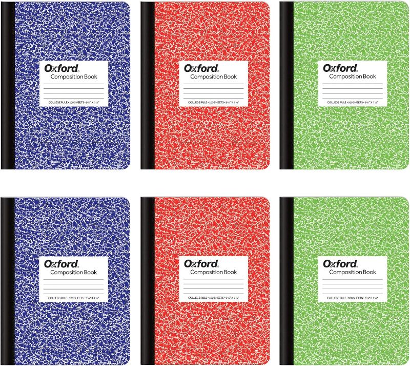 Photo 1 of Composition Notebook 6 pack 