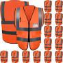 Photo 1 of 15 PCS KIDS REFLECTIVE VESTS ( ORANGE ) 