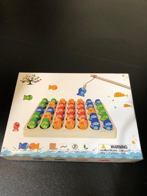 Photo 2 of Educational Magnetic Fishing Toy for Ages 2+ - Letters, Numbers, STEM Learning