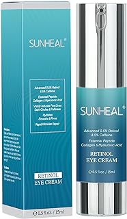 Photo 1 of Retinol Eye Cream for Dark Circles and Puffiness, Caffeine Eye Cream with Peptide, Collagen and Hyaluronic Acid, Under Eye Cream Reduce Wrinkles and Fine Lines, Hydrates and Firms Eye Area.