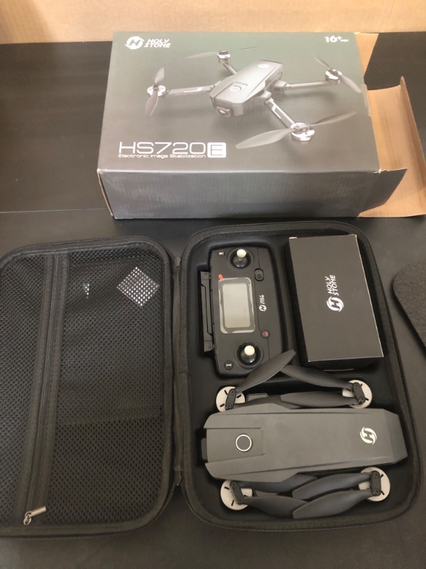 Photo 3 of Holy Stone HS720E Drones with Camera for Adults 4K, 2 Batteries 46 Min Flight Time, 5GHz FPV Transmission, 130° FOV EIS Camera, Brushless Motor, Auto Return, Follow Me, GPS Drone for Beginner
