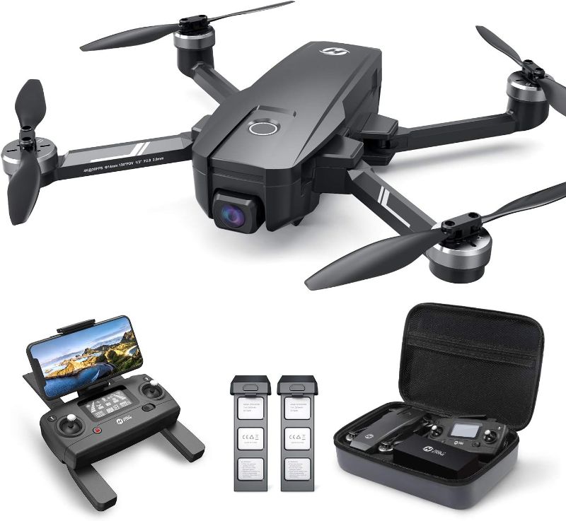 Photo 1 of Holy Stone HS720E Drones with Camera for Adults 4K, 2 Batteries 46 Min Flight Time, 5GHz FPV Transmission, 130° FOV EIS Camera, Brushless Motor, Auto Return, Follow Me, GPS Drone for Beginner
