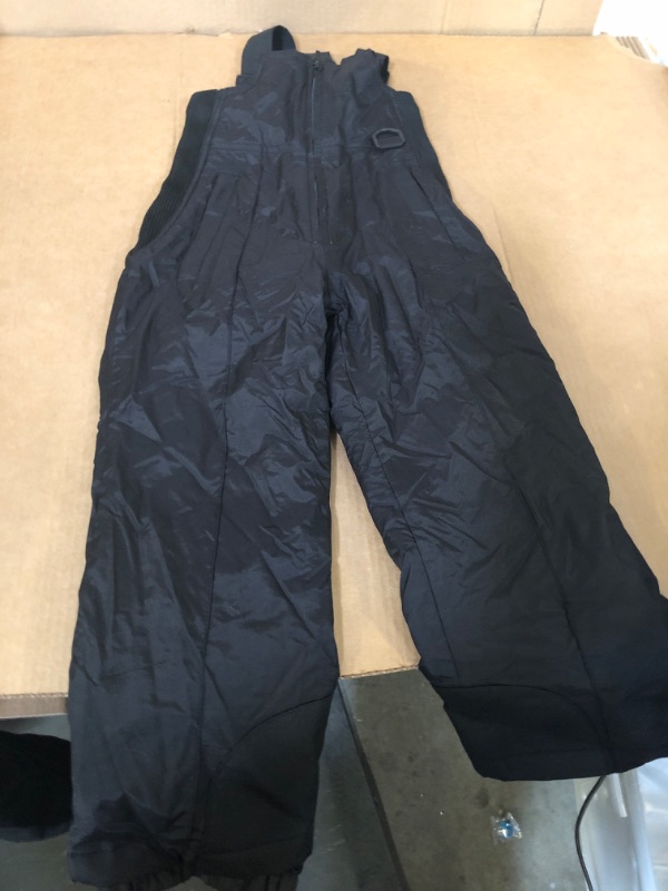 Photo 1 of size 6 ---large---Sport Essentials Kids Overall Insulated Ski Snow Pants Black  
