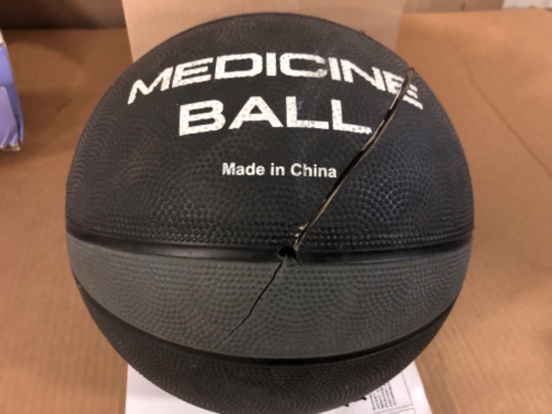 Photo 1 of 10lb--Medicine Ball Heavy Duty Rubber Med Ball