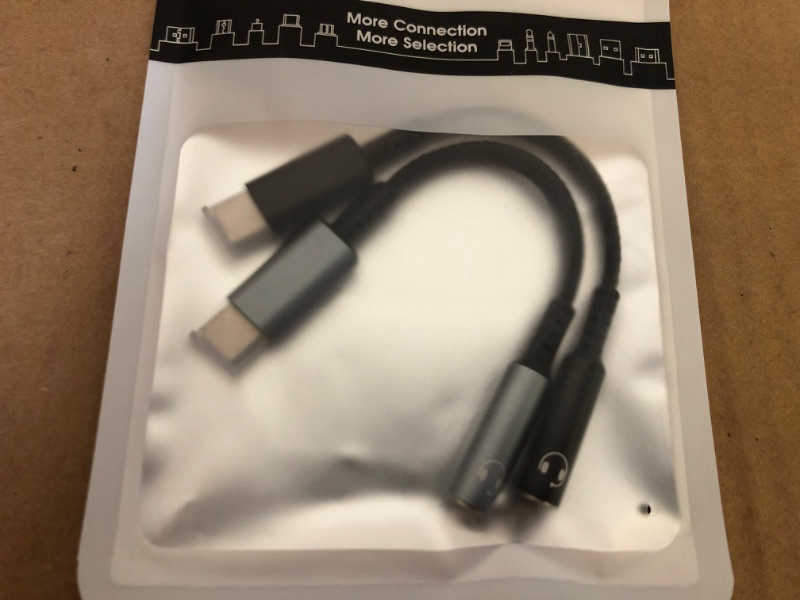 Photo 1 of Audio Adapter USB C to 3.5mm AUX Jack Cable 