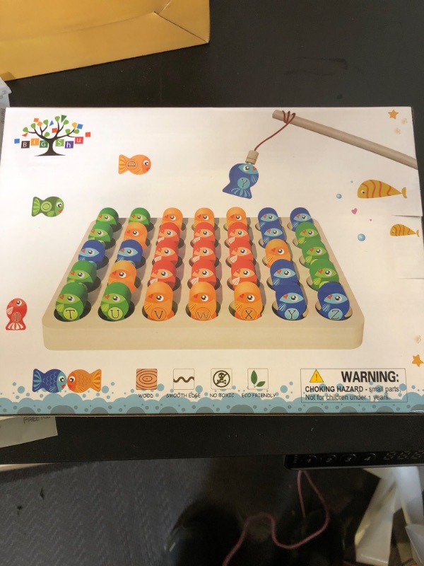 Photo 2 of Educational Magnetic Fishing Toy for Ages 2+ - Letters, Numbers, STEM Learning