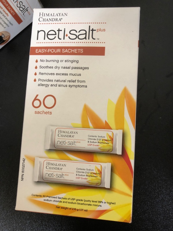 Photo 1 of Himalayan Chandra Neti Salt Plus Refill Sachet 60ct