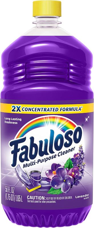 Photo 1 of 2pcs---Fabuloso Multi-Purpose Cleaner 2x Concentrated, Lavender - 56 fl oz  