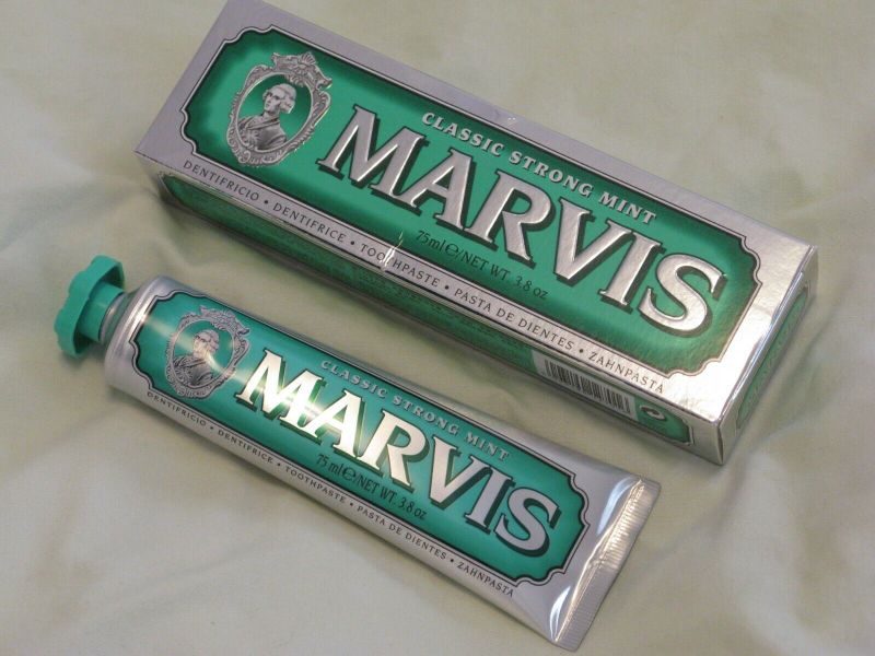 Photo 1 of Marvis Classic Strong Mint Toothpaste 3.8 oz  