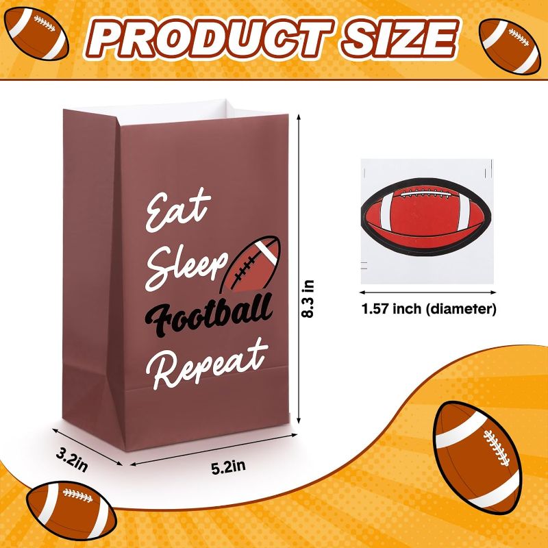 Photo 1 of 12pcs Football Party Favors Bag 