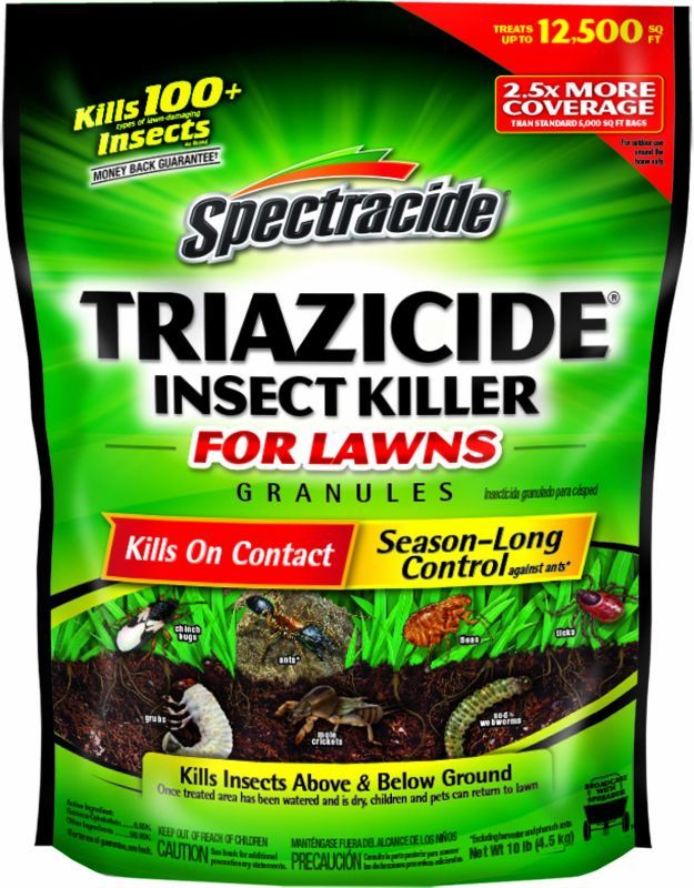 Photo 1 of  Spectracide Triazicide Insect Killer For Lawns Granules, 10 Pounds, Kills Lawn-Damaging Insects