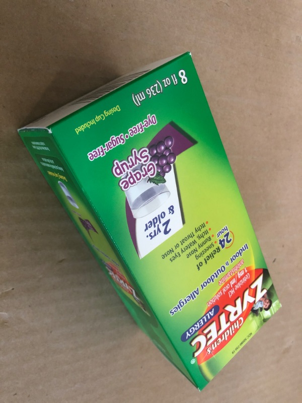 Photo 2 of 24 Hour Allergy Relief Syrup, Grape----exp date 06/2024 