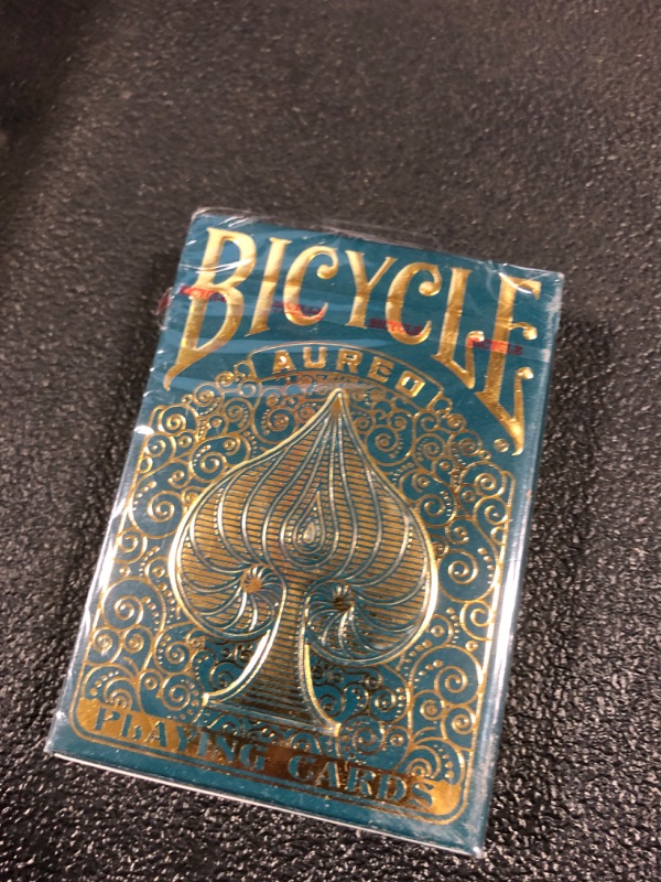 Photo 2 of Bicycle Aureo Playing Cards - 1 x Showstopper Card Deck, Easy to Shuffle & Durable, Great Gift for Card Collectors