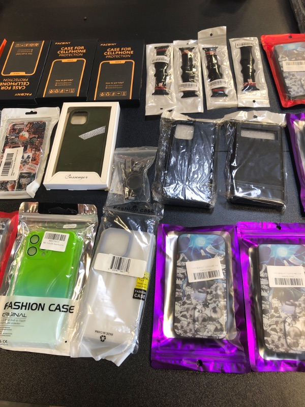 Photo 2 of BAG LOT filled with mystery phone cases all diff styles and colors for all phones no returns or exchanges cute colors and accessories 