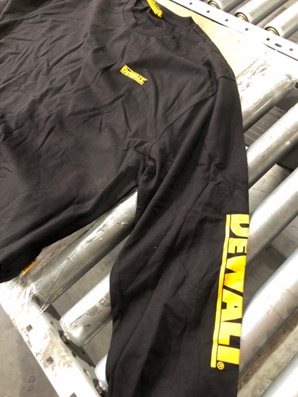 Photo 1 of DEWALT WORK Long Sleeve T-SHIRTS- Black **6 Pack** (XXL)